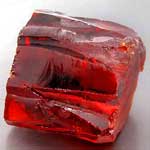 cz red rough stone