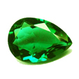 hydrothermal emerald pear shape