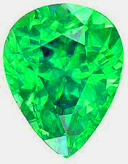 nano emerald light green pear