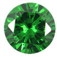 nano emerald medium green round