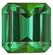 nano emerald medium green square cut corners