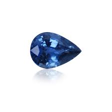 nano light blue sapphire pear
