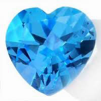 nano medium sky blue heart