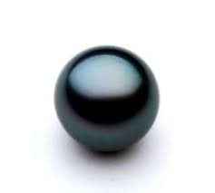 natural cultured black Pearls round shape