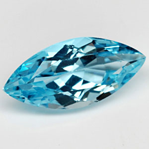 natural swiss blue topaz marquise