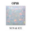 opal lab created sun and ice oval